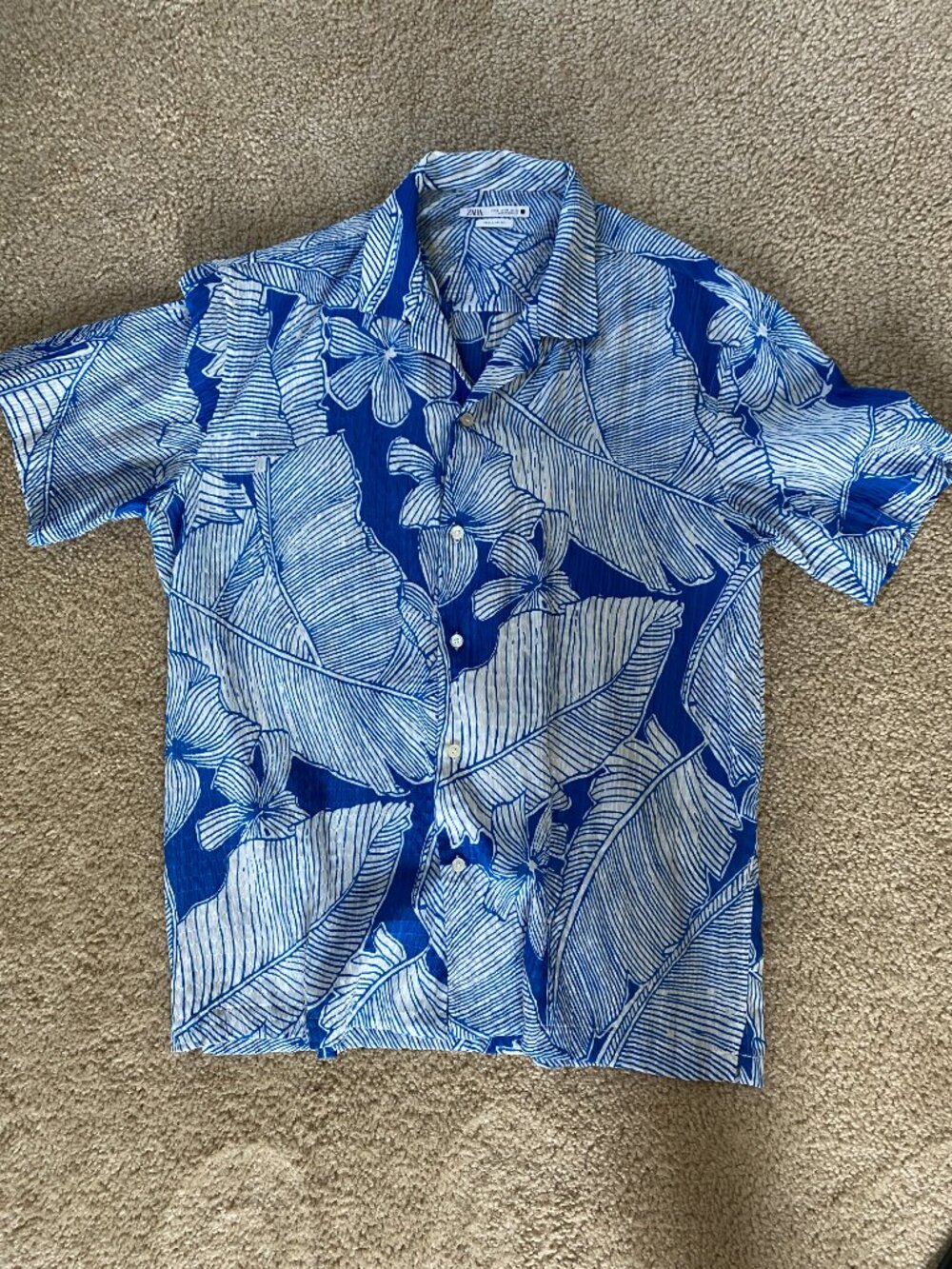 ZARA Vacation style T-shirt Men's XL